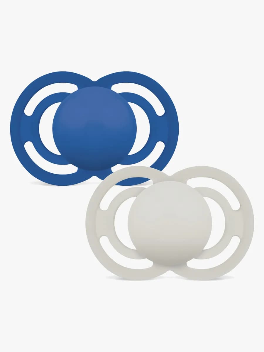 MAM Perfect Napp Silikon 2-Pack 6-16m, Blå