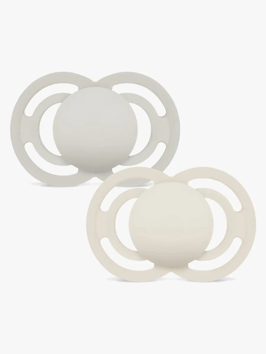 MAM Perfect Napp Silikon 2-Pack 6-16m, Neutral