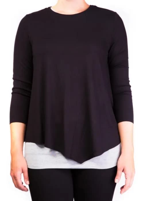 mama basics Amningstopp med dubbla lager (Svart) Strl XS