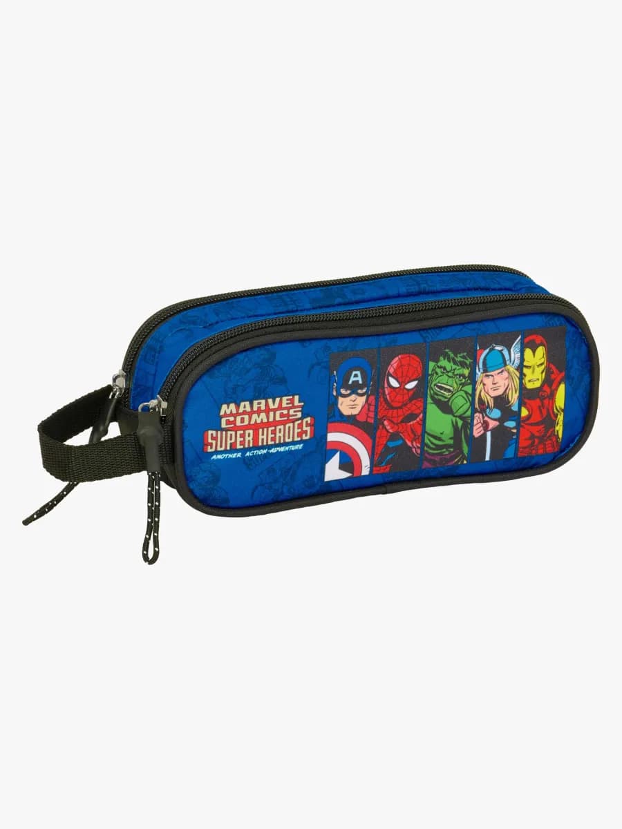 Marvel Avengers Dubbelpennfodral, Blå