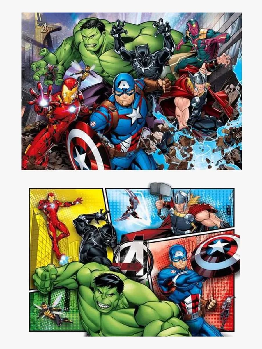 Marvel Avengers Pussel 2x60 Bitar
