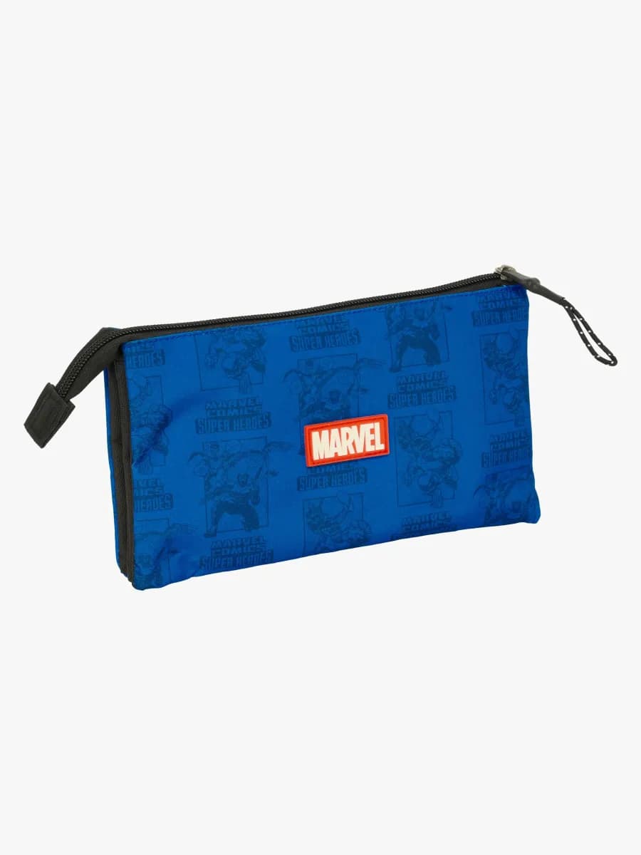 Marvel Avengers Trippelpennfodral, Blå