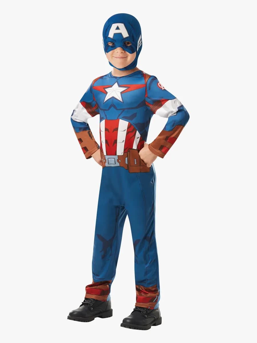Marvel Avengers Utklädnad Captain America, 3-4 år