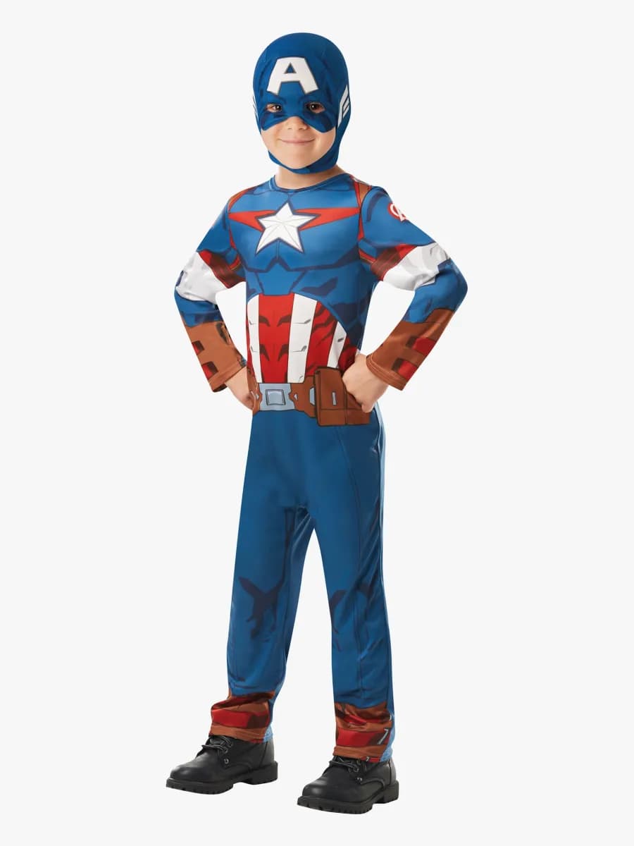 Marvel Avengers Utklädnad Captain America, 5-6 år
