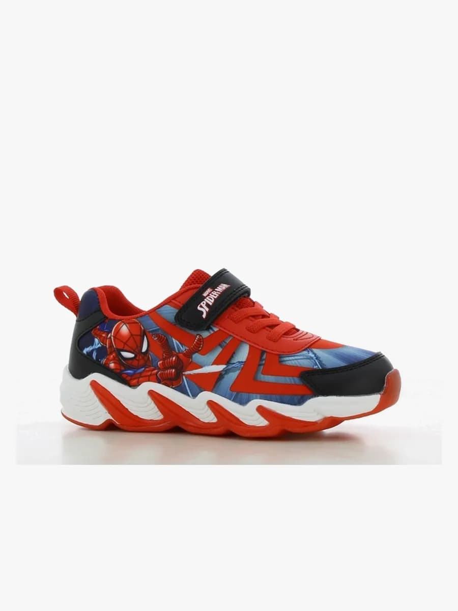 Marvel Spider-Man  Blinkande Sneakers, Navy/Light Blue, 29