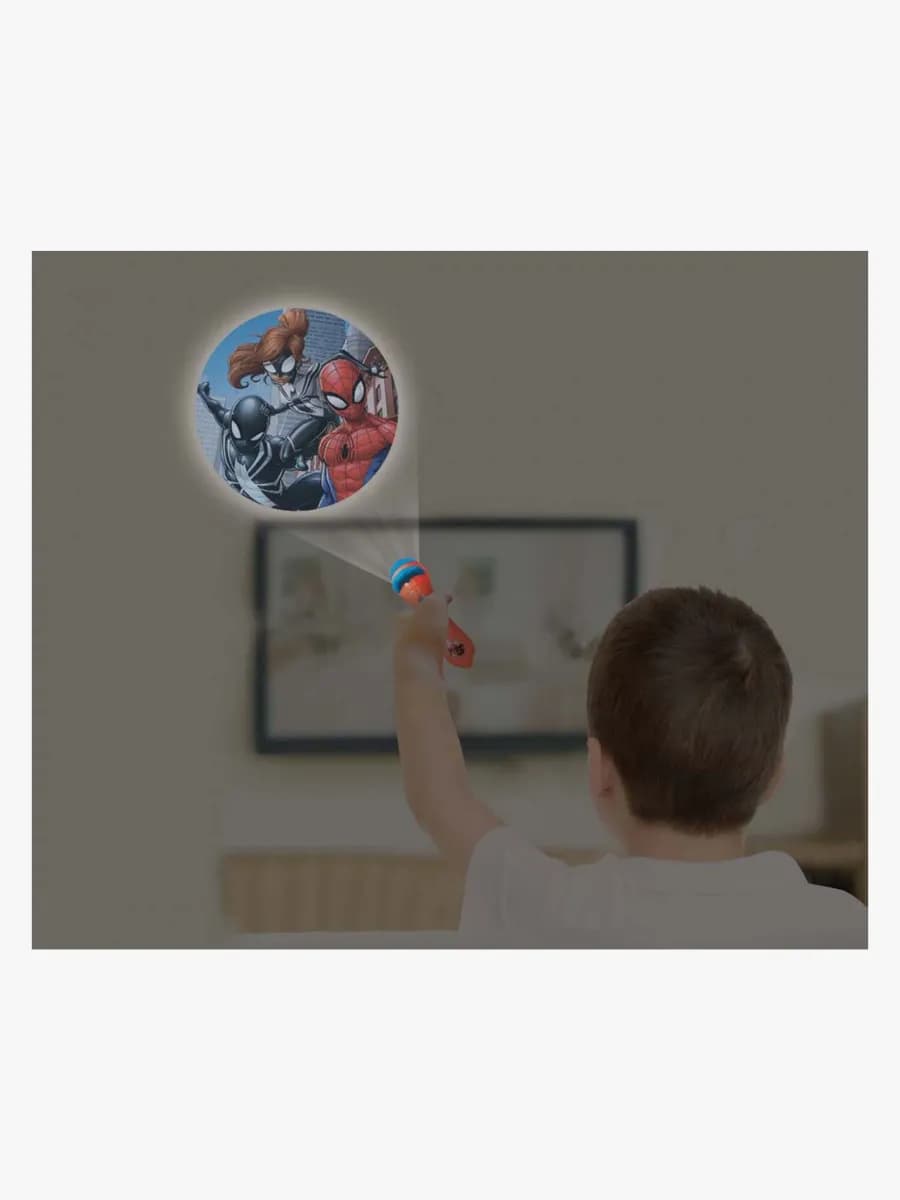 Marvel Spider-Man Ficklampa och Projektor, Barnrum