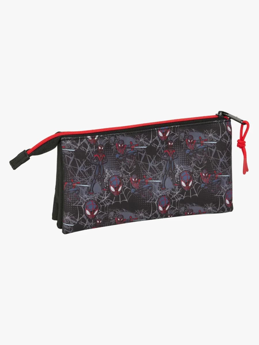 Marvel Spider-Man Miles Morales Trippelpennfodral, Svart