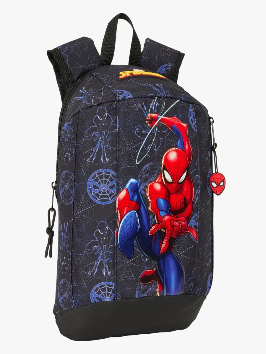 Marvel Spider-Man Mini Ryggsäck 8,5L Attack, Svart/Blå