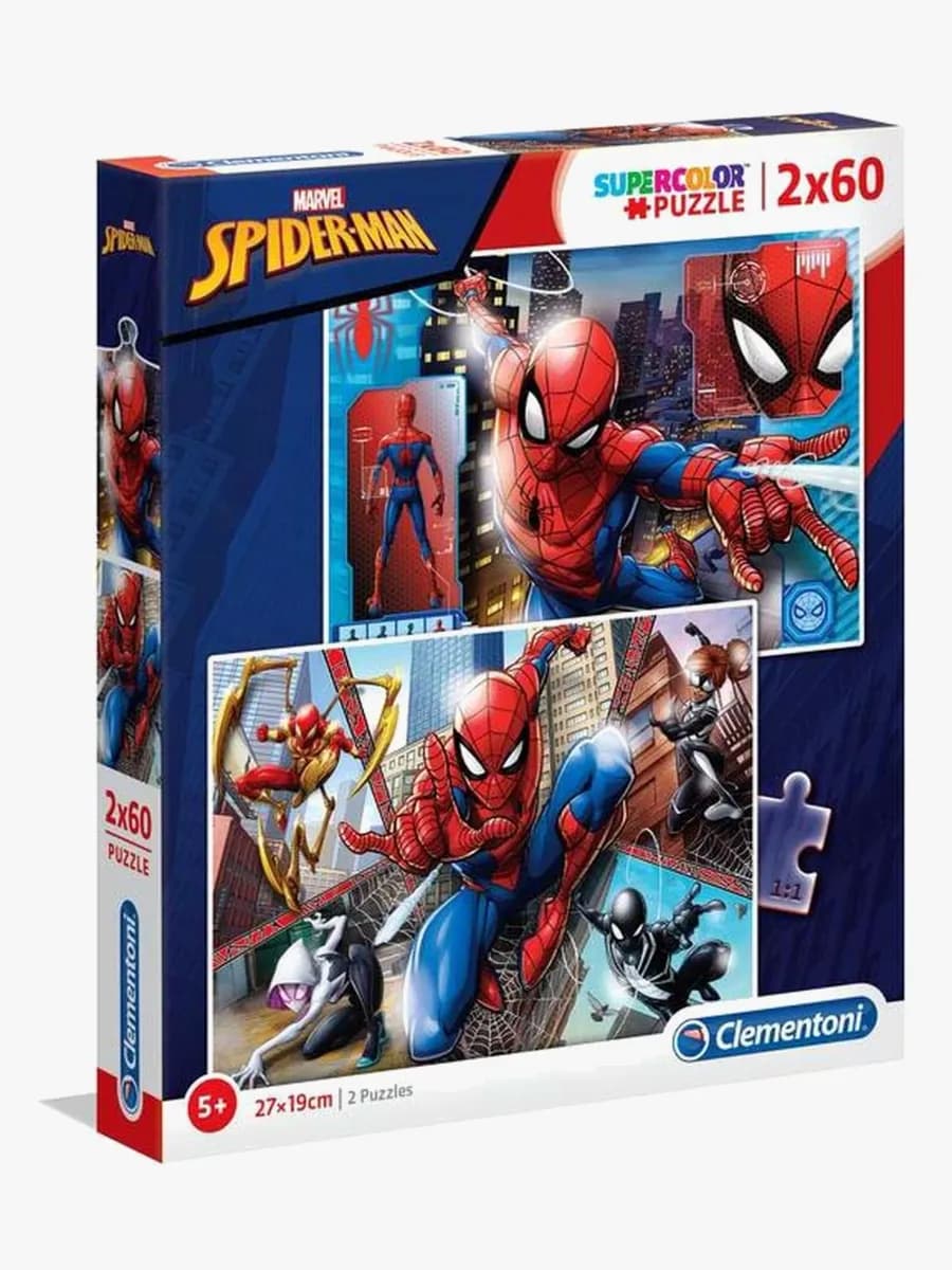 Marvel Spider-Man Pussel 2x60 Bitar