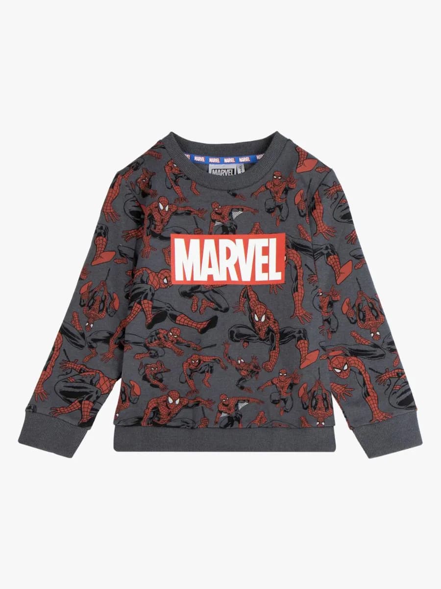 Marvel Spider-Man Tröja, Grå/Röd, 3 år