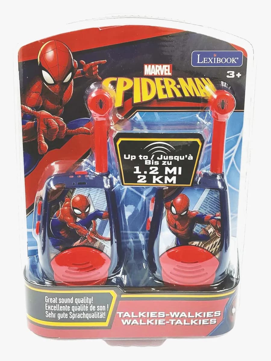 Marvel Spider-Man Walkie Talkies, Blå/Röd