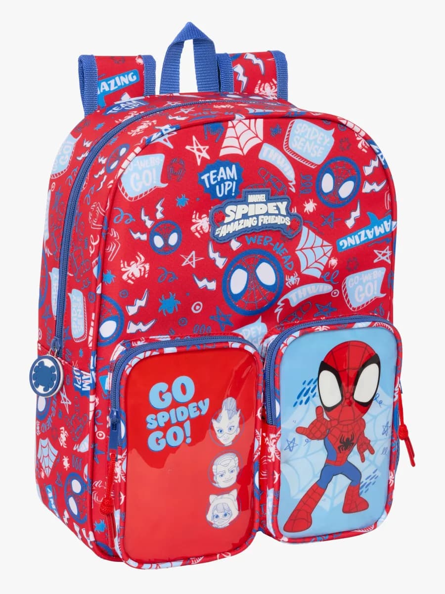 Marvel Spidey Small Ryggsäck 10L, Röd/ljusblå