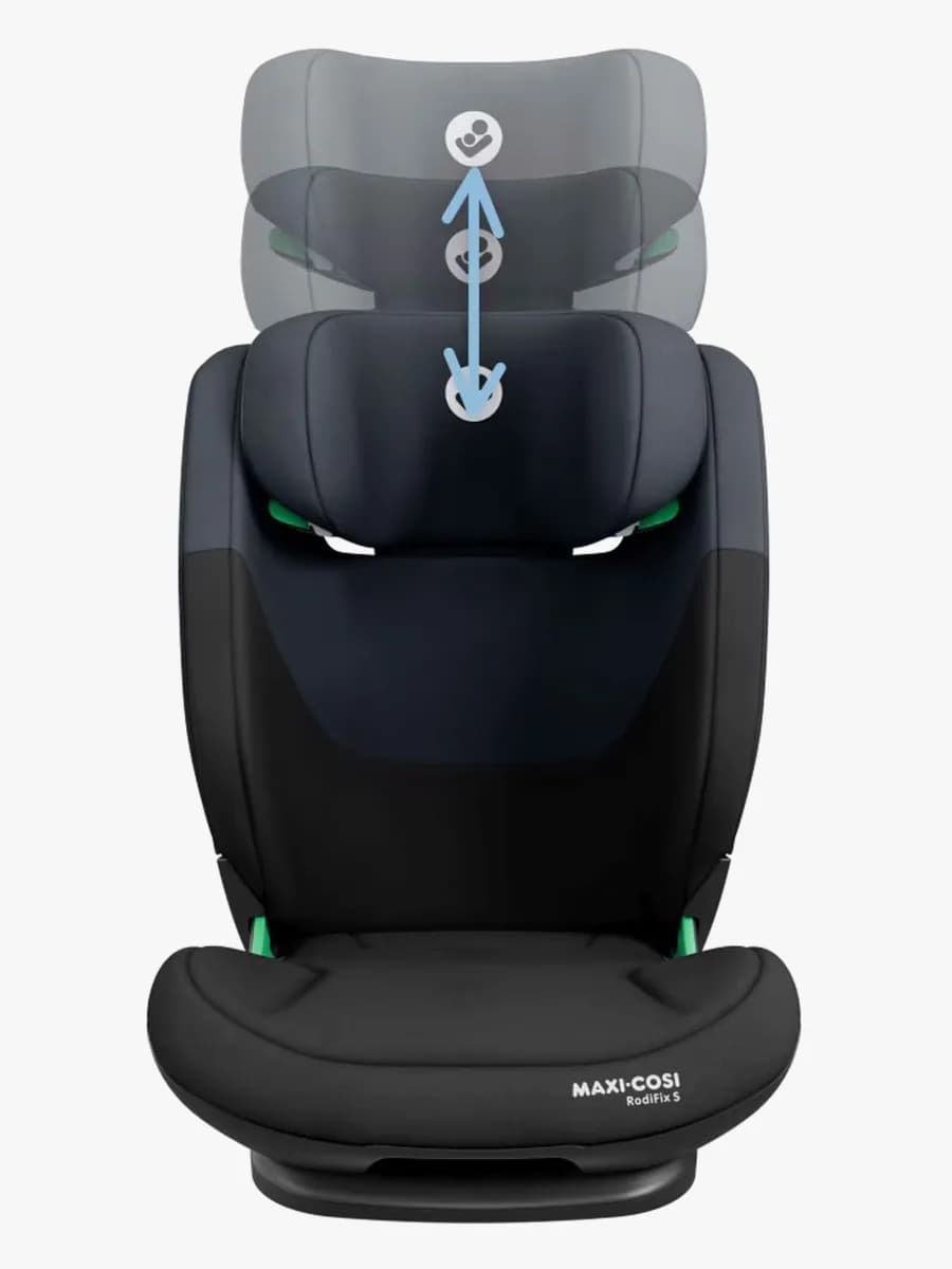 Maxi-Cosi RodiFix S i-Size Bältesstol, Tonal Black - Bäst i test