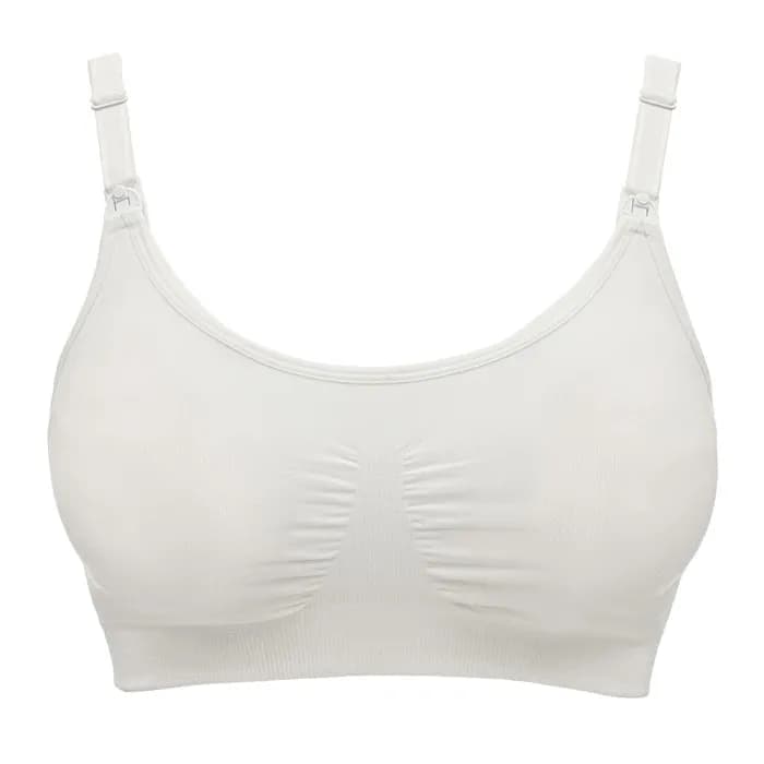 Medela 3-i-1 amnings- och pumpnings-BH, Vit, S