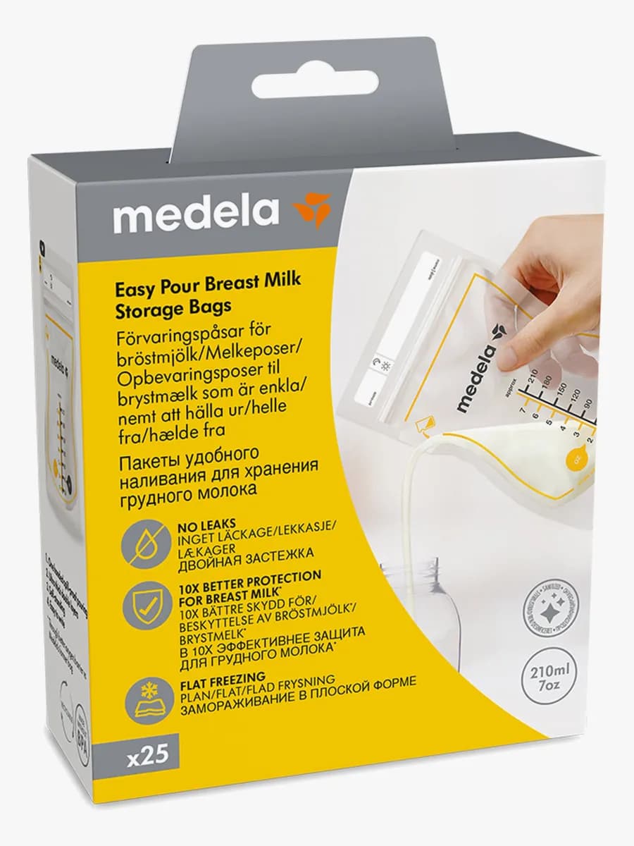 Medela Easy Pour Bröstmjölkpåsar 25-Pack
