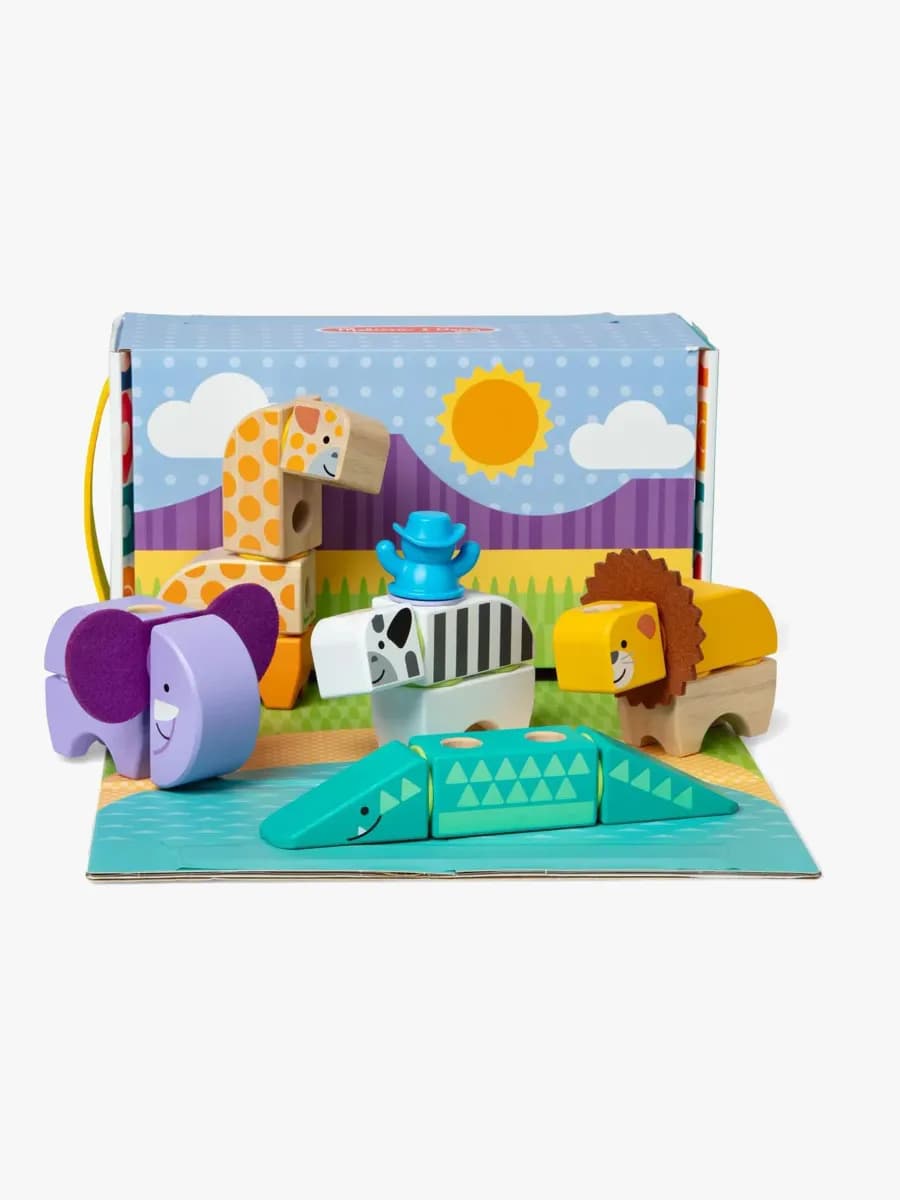 Melissa &  Doug Blockables Byggset Safari 34 Delar