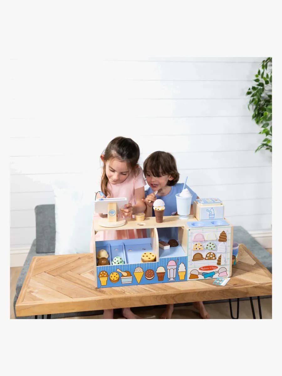 Melissa &  Doug Cool Scoops Glasskiosk 42 Delar