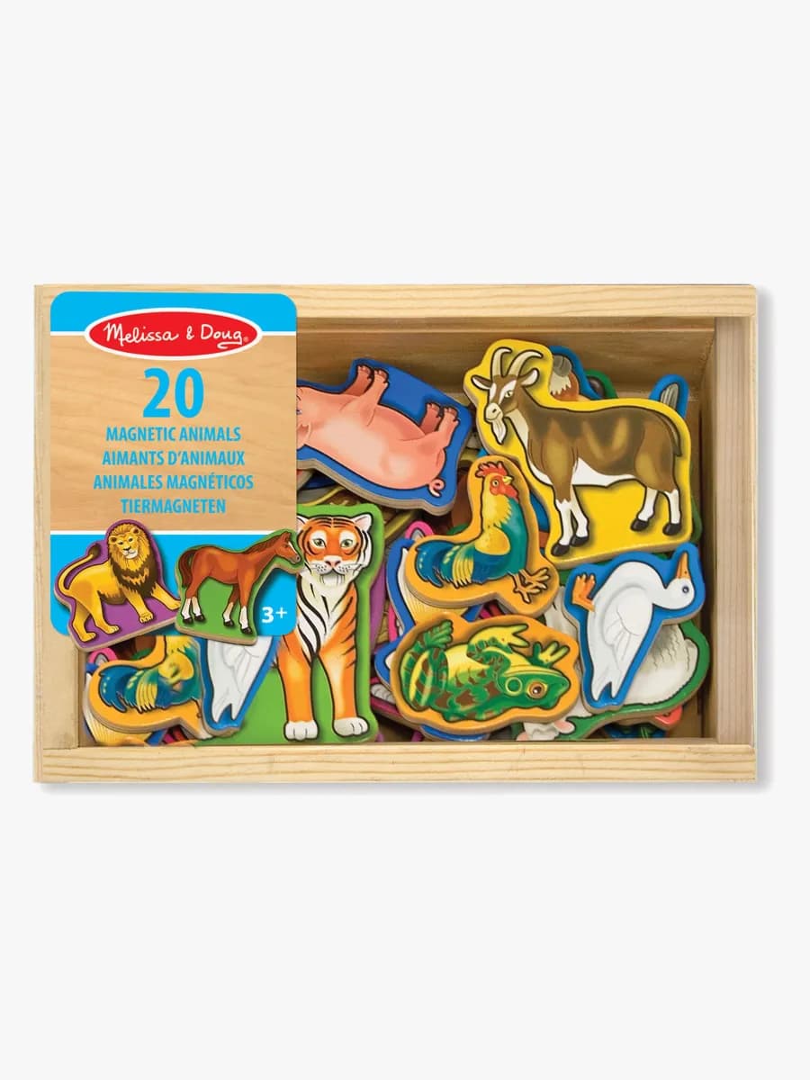 Melissa &  Doug Djurmagneter i Trä 20 st