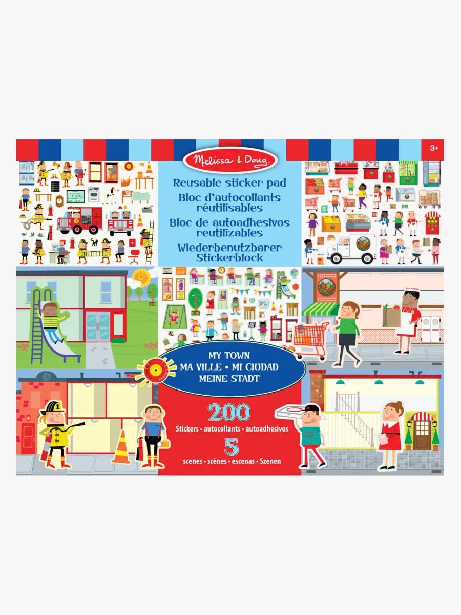 Melissa &  Doug Klistermärkesbok Stad 200 st