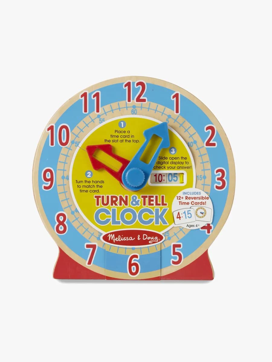 Melissa &  Doug Klocka Lär Dig Tiden