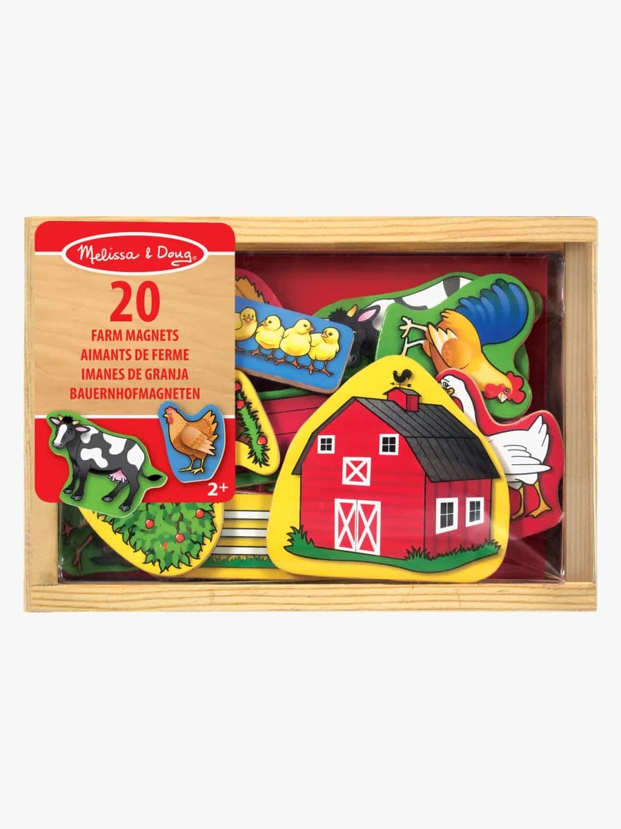 Melissa &  Doug Magneter Bondgård 20 st
