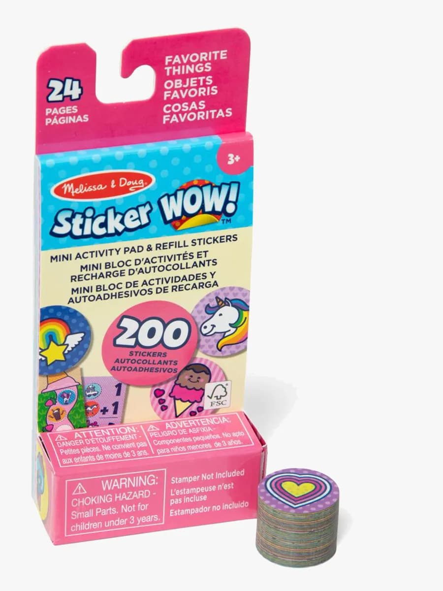 Melissa &  Doug Sticker WOW! Påfyllningspaket Enhörning