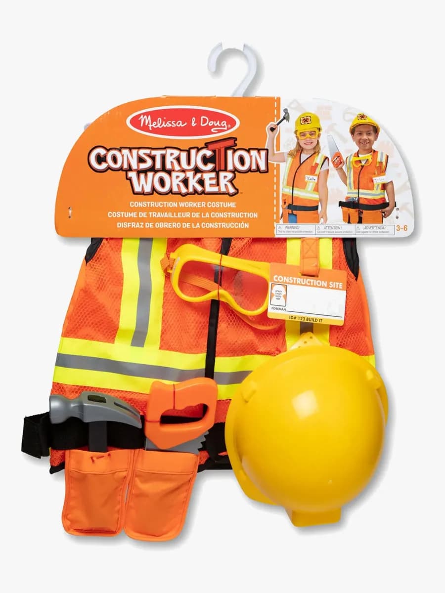 Melissa &  Doug Utklädnad Byggarbetare 3-6 År