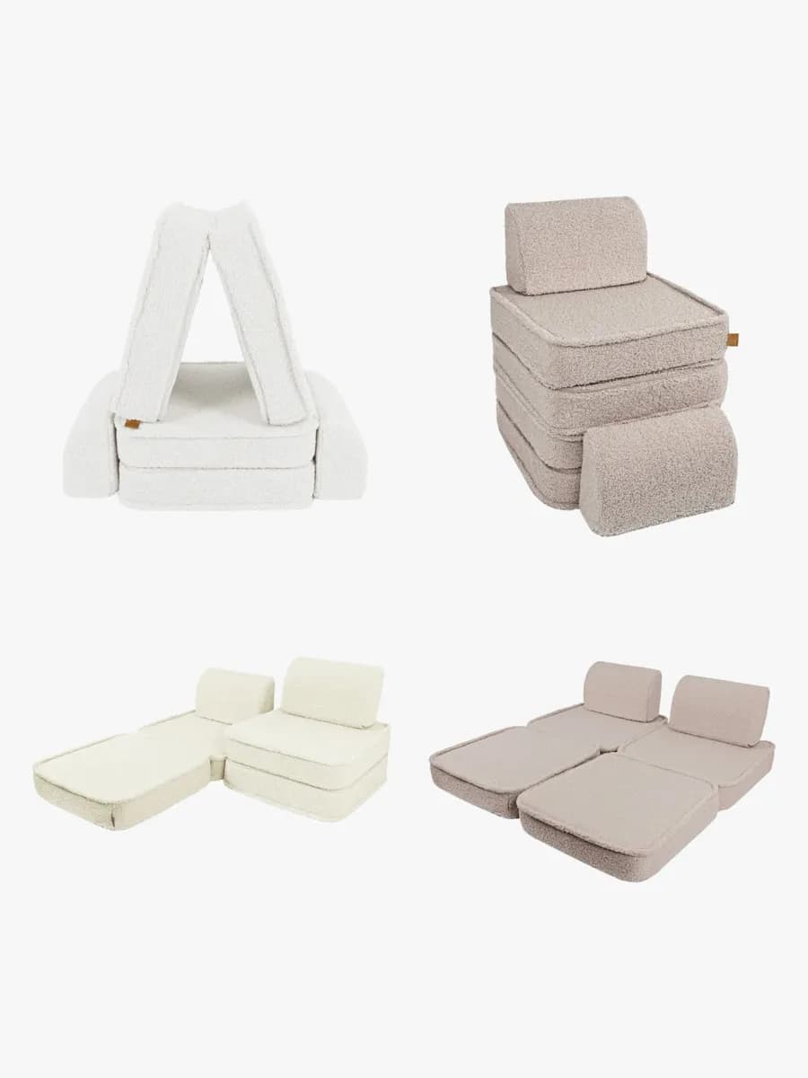 MeowBaby Bearly Soffa Basic, Cream