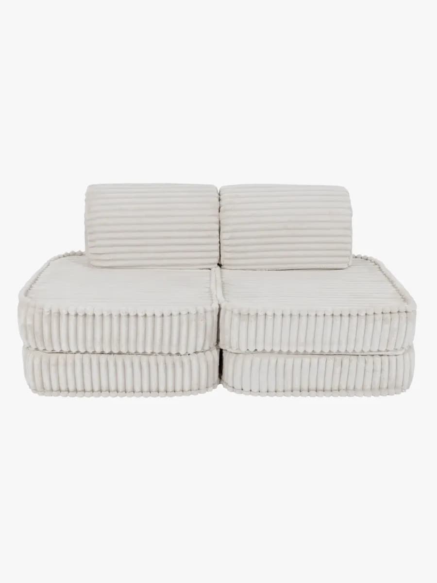 MeowBaby Churros Soffa Basic, Cotton Candy White