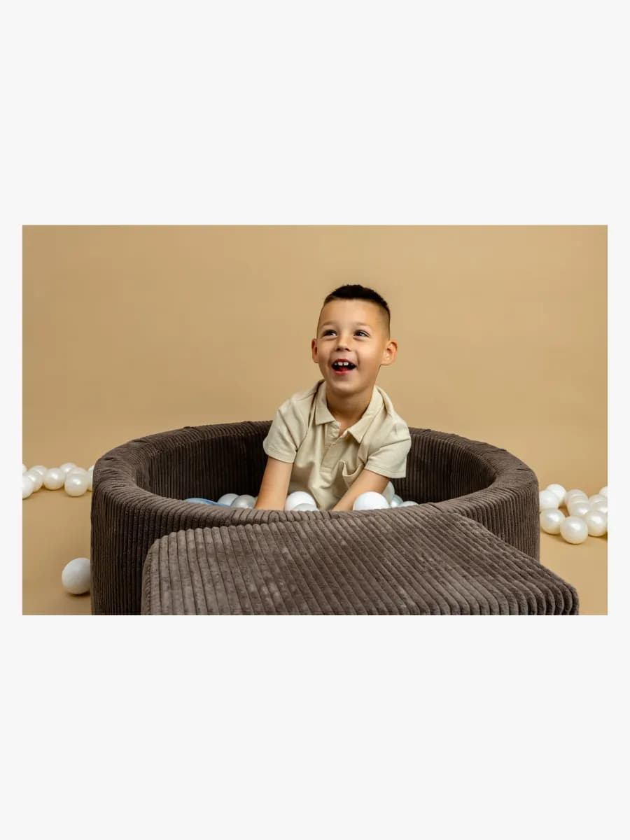 Meowbaby Runt Bollhav Manchester 30x90, Brun