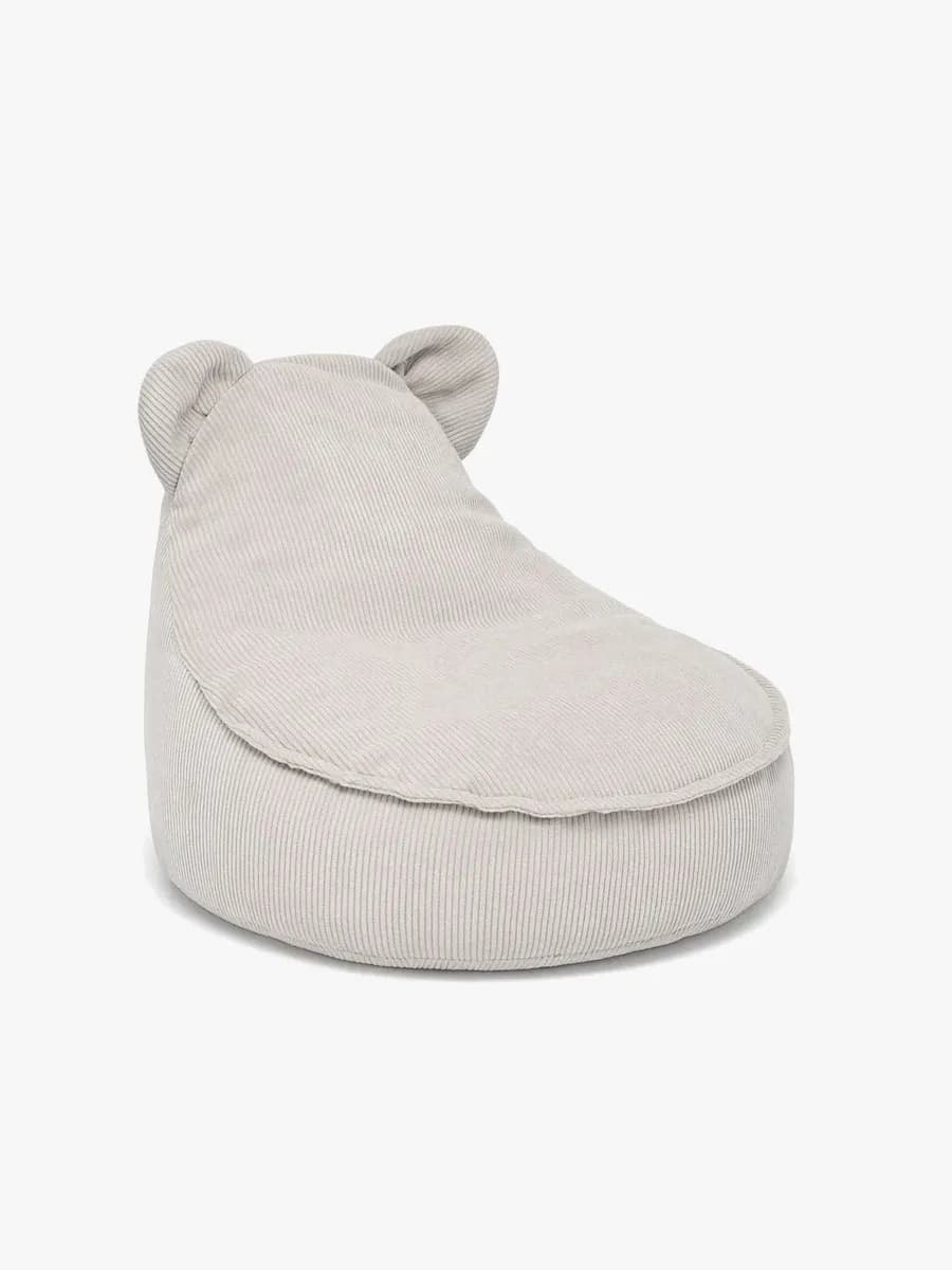 Meowbaby Slimcord Saccosäck Teddy, Grey