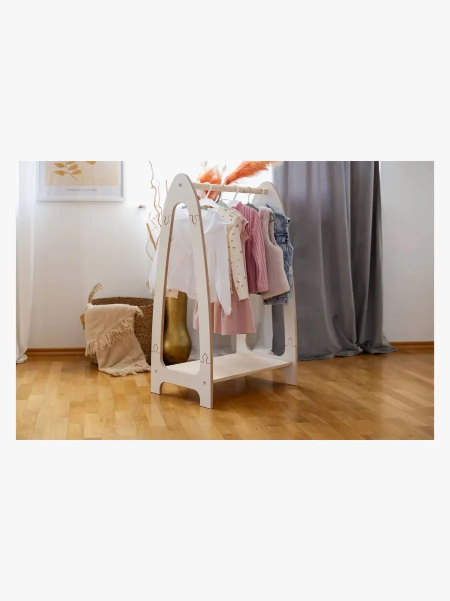 Meowbaby Soft Klädhängare S, Vit