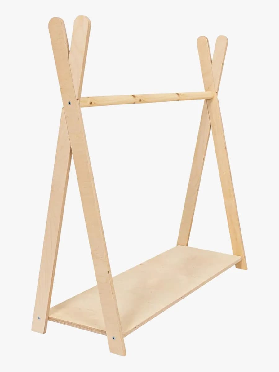 Meowbaby Tipi Klädhängare L, Natur