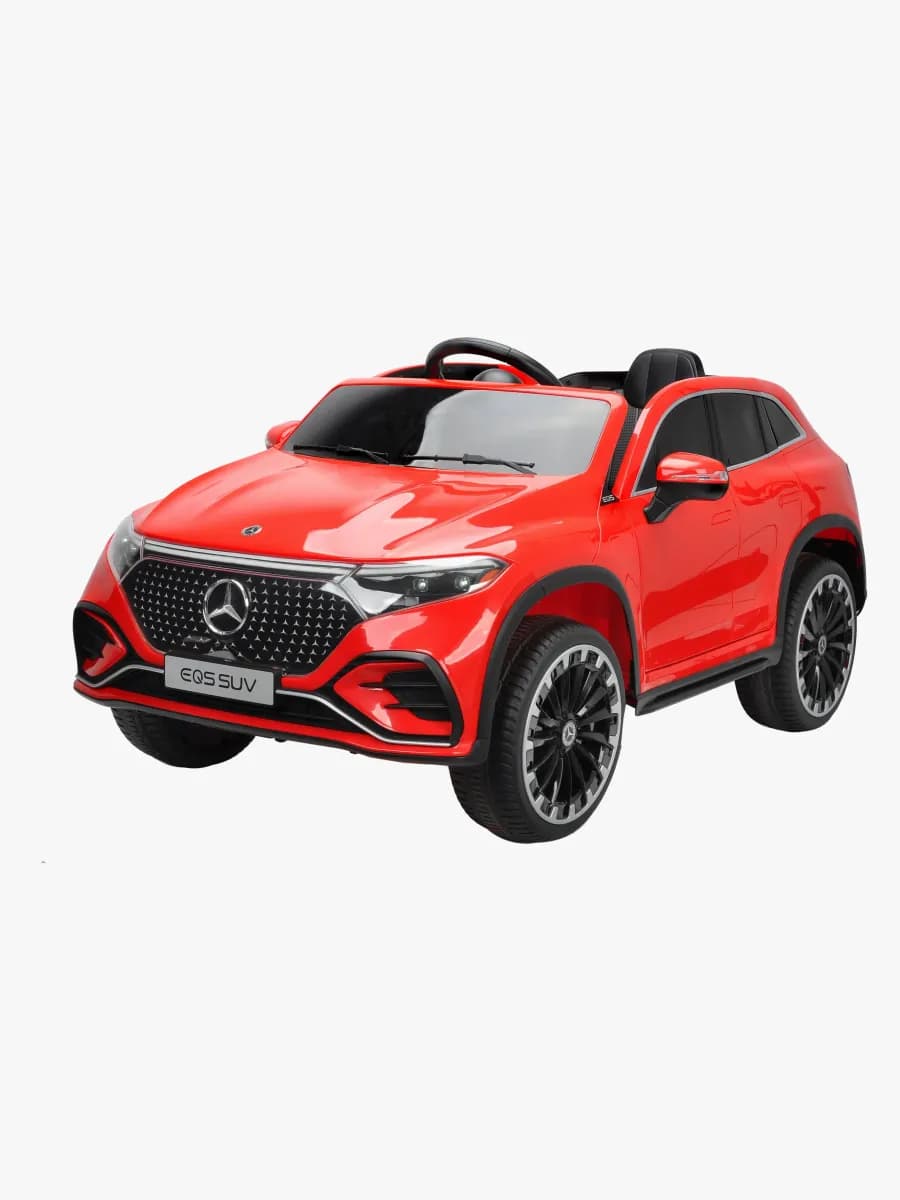 Mercedes-Benz EQS SUV Elbil, Röd