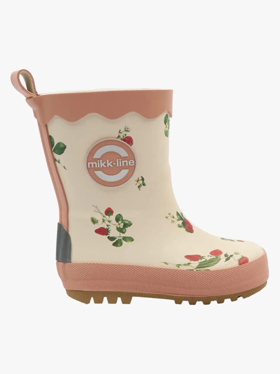 Mikk-Line AOP Gummistövlar, Strawberry, 26
