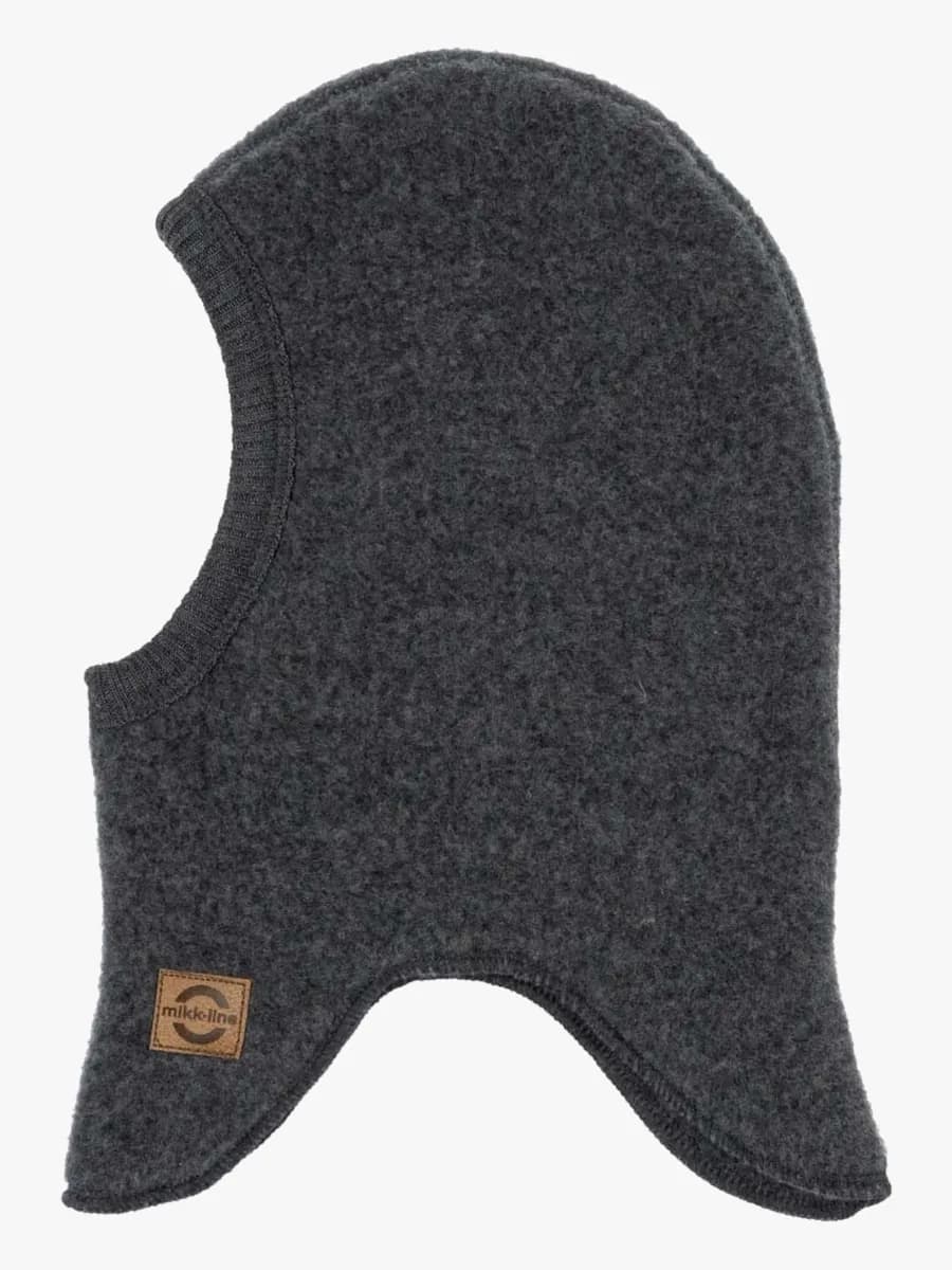 Mikk-Line Balaklava Merinoull, Anthracite Melange, 98-104