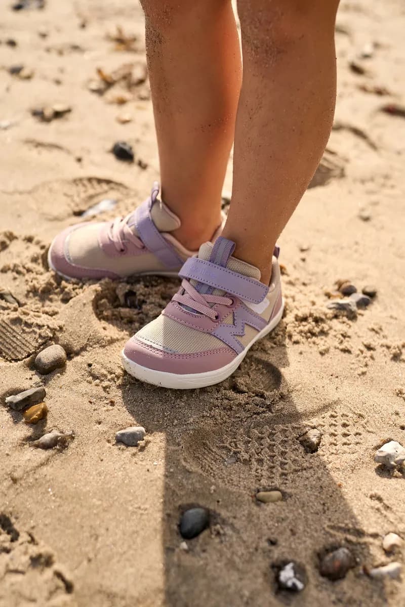Mikk-Line Barefoot Sneakers, Mauve Shadows Dark, 26
