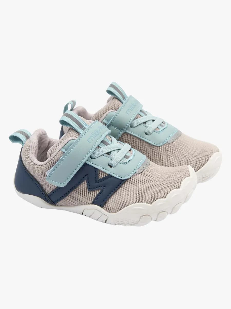 Mikk-Line Barefoot Sneakers, Stone Blue Dark, 32