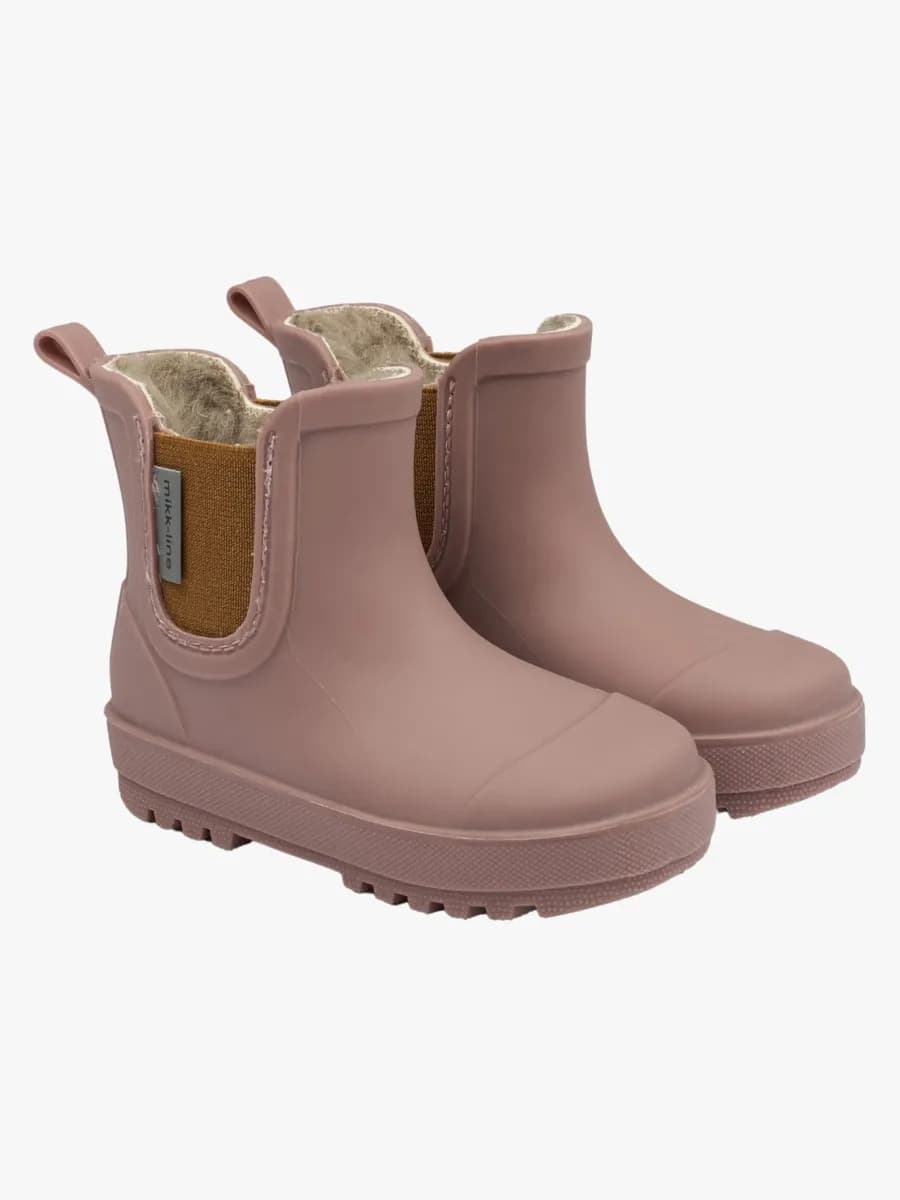 Mikk-Line  Fodrade Gummistövlar Ullmix, Twilight Mauve, 30