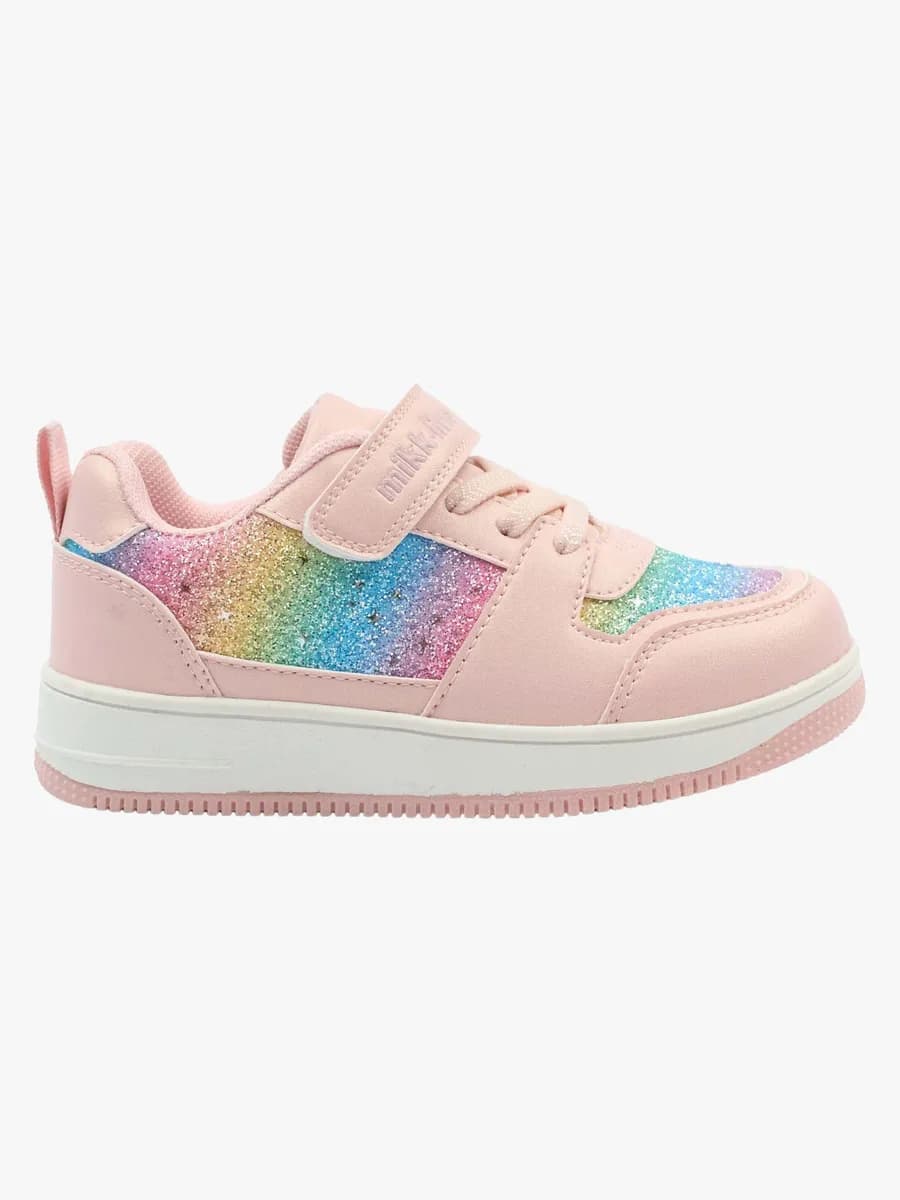 Mikk-Line Sneakers Glitter, Adobe Rose, 26