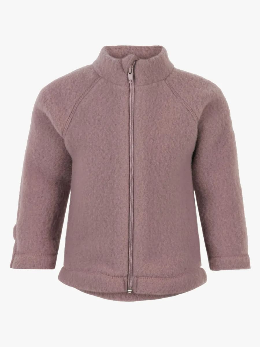 Mikk-Line Ullfleecejacka Baby, Twilight Mauve, 86