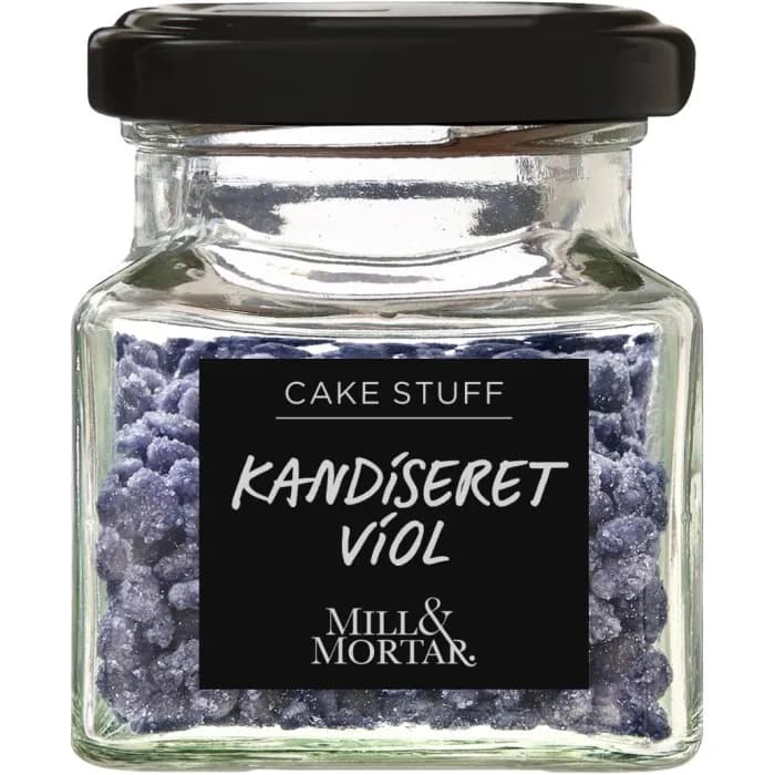 Mill & Mortar Kanderade Violbitar 40g