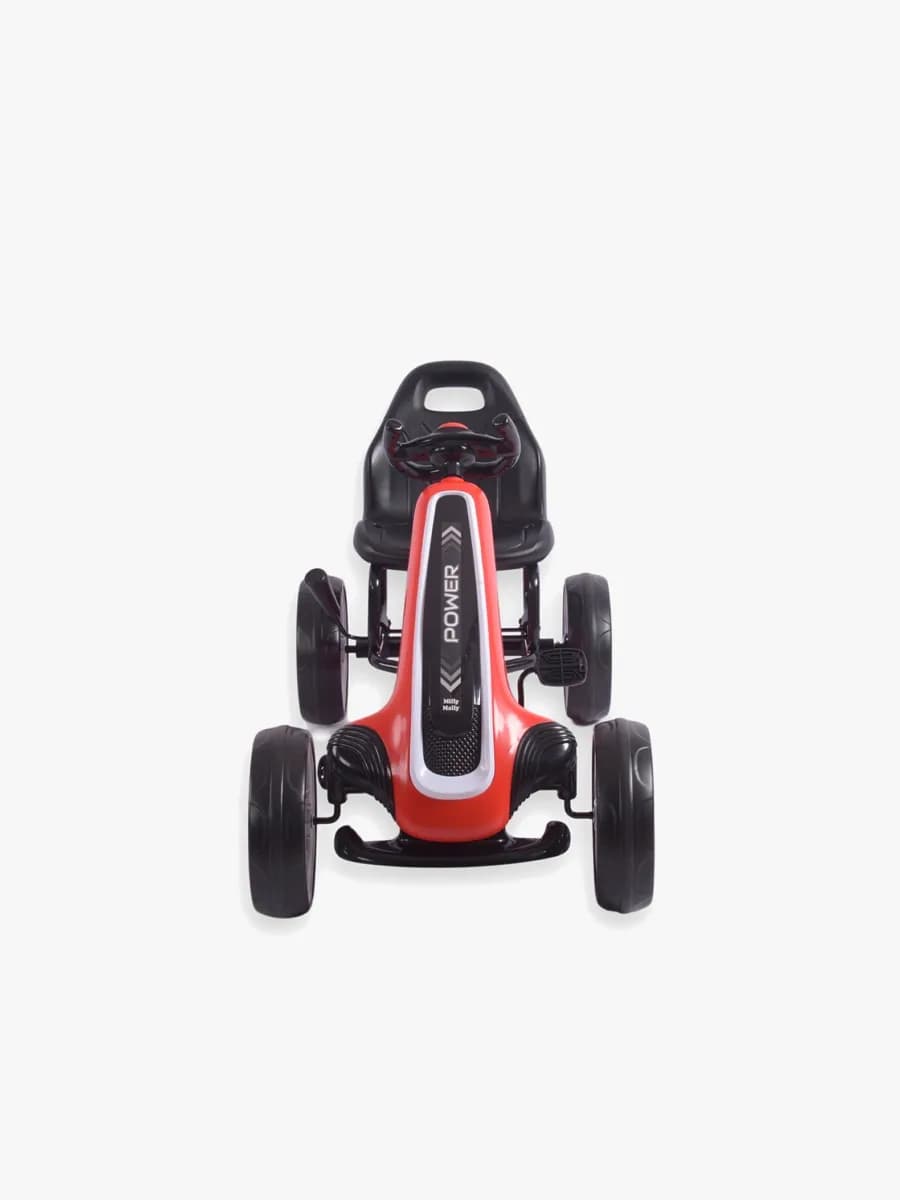 Milly Mally Pedal Go-kart Power, Röd