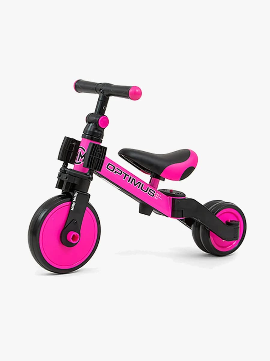 Milly Mally Trehjuling 3in1 Optimus, Rosa