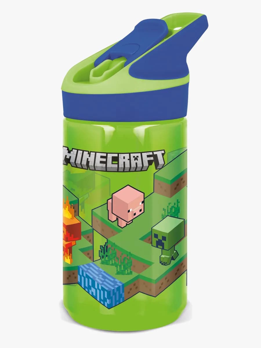 Minecraft Ecozen Vattenflaska 480 ml, Grön