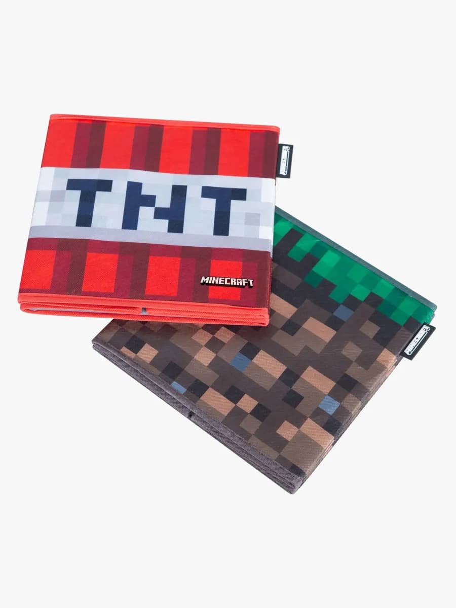 Minecraft Förvaringslådor 2-Pack, TNT, Förvaring Barnrum