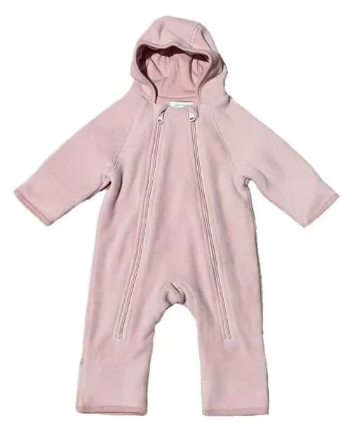Mini Dreams babyoverall fleece strl 68, rosa