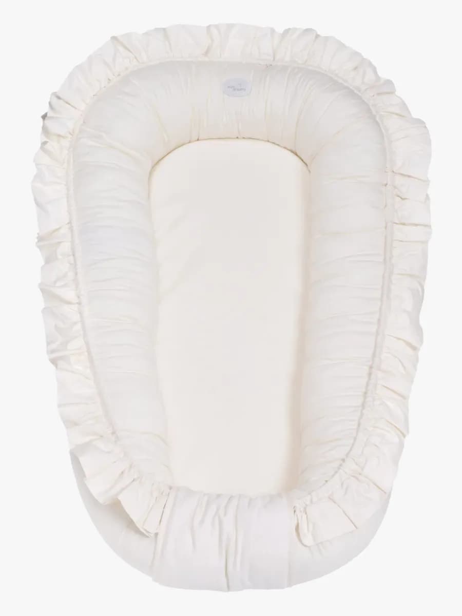 Mini Dreams Cozy Babynest Volang, Ljusbeige
