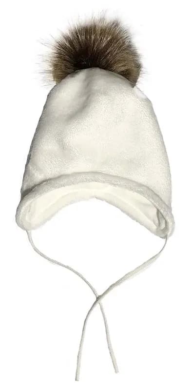 Mini Dreams mössa Cozy 6-12 mån, offwhite