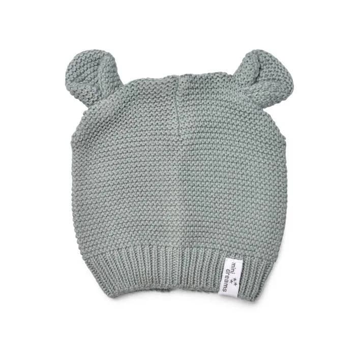 Mini Dreams mössa Cute 3-6 mån, stone green